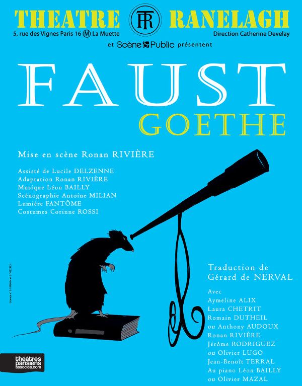 Faust de Goethe au Théâtre Le Ranelagh
