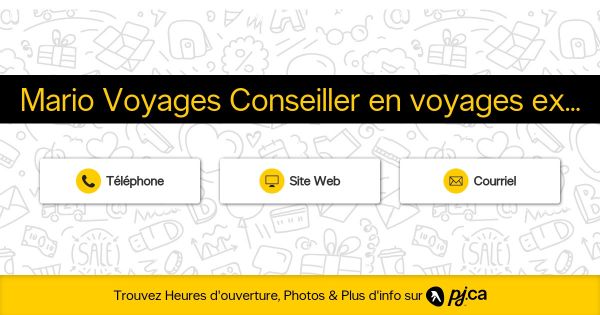 Mario Voyages chez Voyages Bélaro - Agences de voyages - Montréal
