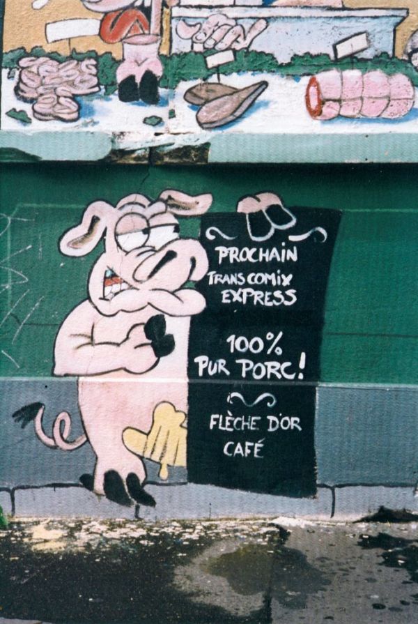 Street art des années 2000 rue de Bagnolet
