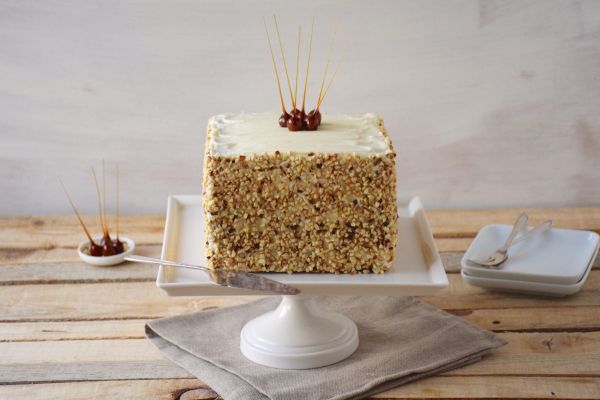 Cubique – Mon Carrot Cake ultime et ses noisettes caramelisées