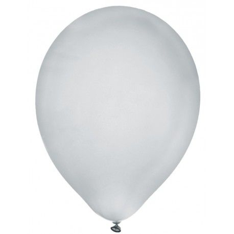 Ballon argent métallisé les 8 : ballons de baudruche ballons gonflables