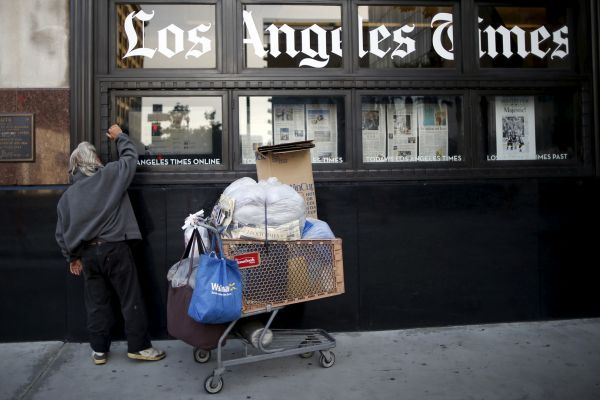 Explosion du nombre de sans-abris dans le comté de Los Angeles