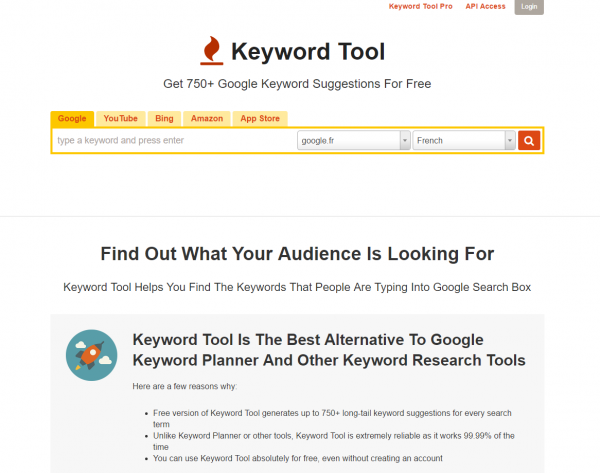Top 5 des outils gratuits de recherche de mots clés | Labo JNG WEB