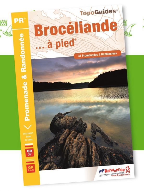 Rando, promotion du topo guide « Brocéliande à pied »