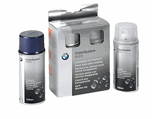 BMW Lot de Vernis Spray double couche Titane/argenté métallique. – 354 BMW d’origine