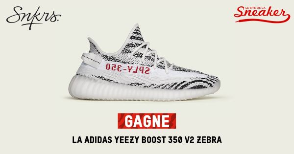 Gagne la adidas Yeezy Boost 350 V2 Zebra ! - Le Site de la Sneaker
