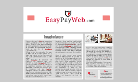 Transaction bancaire EasyPayWeb
