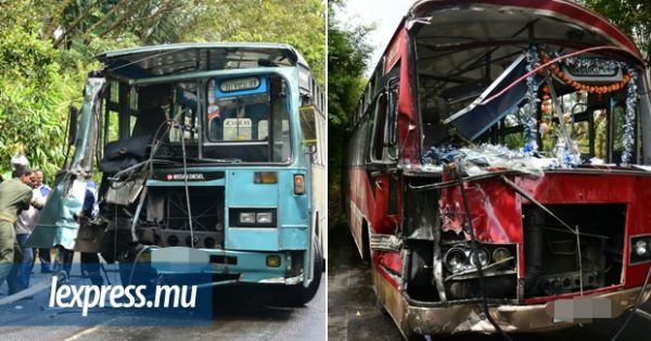 Accident à Nouvelle-France: collision entre deux bus