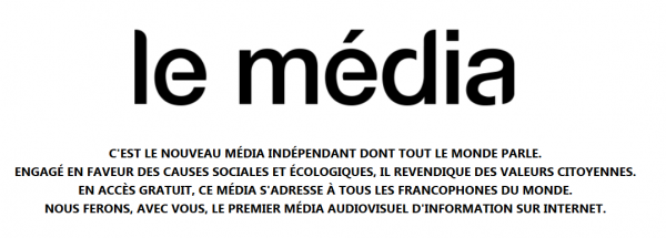 Nouveau - Le média "Média citoyen"