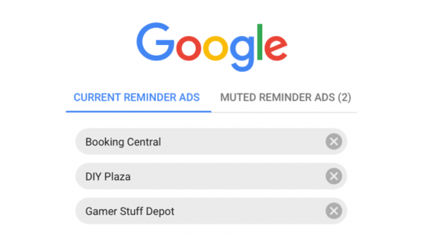 Google va permettre à ses utilisateurs de bloquer et masquer les publicités remarketing !