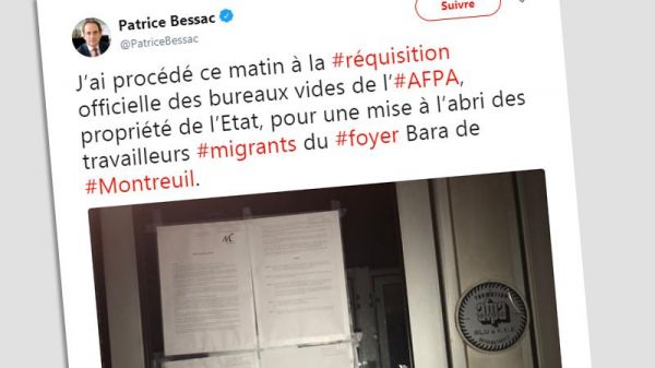 Seine-Saint-Denis : le maire de Montreuil réquisitionne un bâtiment de l'Etat pour reloger les résidents d'un foyer social