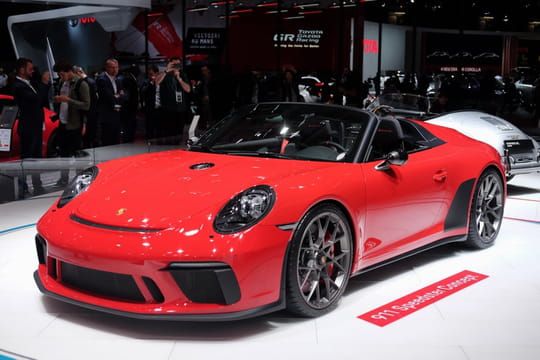 Porsche 911 : le concept Speedster en photos au Mondial de l'Auto