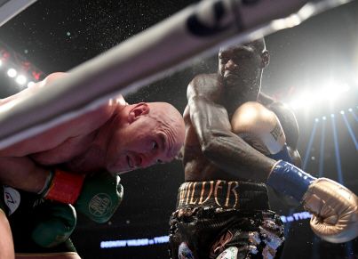Les plus belles images du choc Deontay Wilder - Tyson Fury