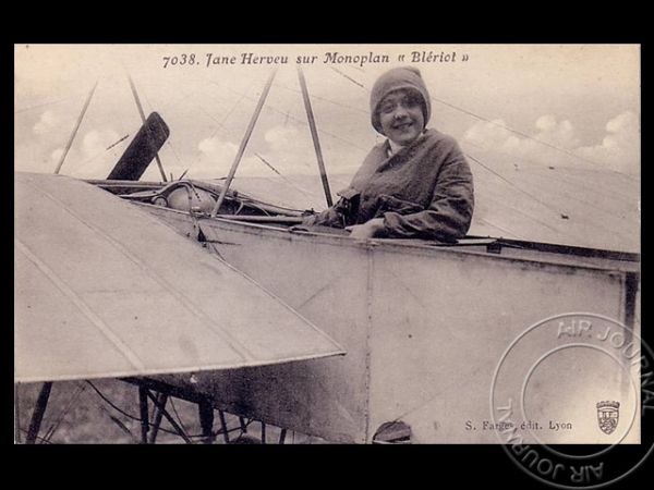 Le 7 décembre 1910 dans le ciel : Brevet de pilote : Jane Herveu et Jules Védrines réussissent l'examen