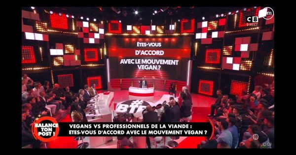 "Balance ton post" : Une militante vegan se précipite brusquement sur Cyril Hanouna
