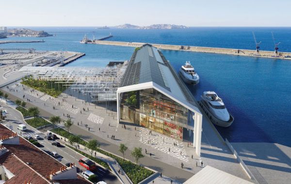 Halle J1 à Marseille : les quatre projets finalistes en images
