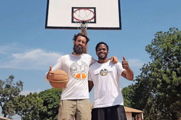 Christophe Varidel a redonné vie au basket à Bissorã