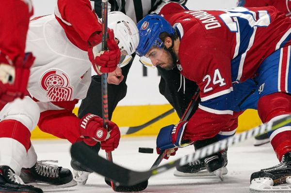 Red Wings 0 - Canadien 0 (1re période)
