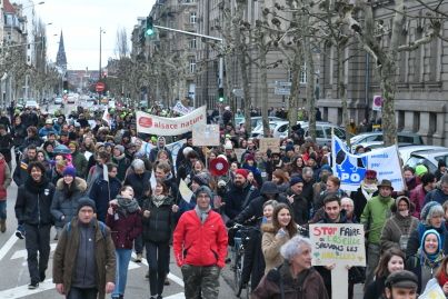 Grève scolaire pour le climat : manifestation à Strasbourg et débats dans les lycées