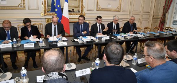 Rencontre avec les organisations syndicales de sapeurs-pompiers professionnels