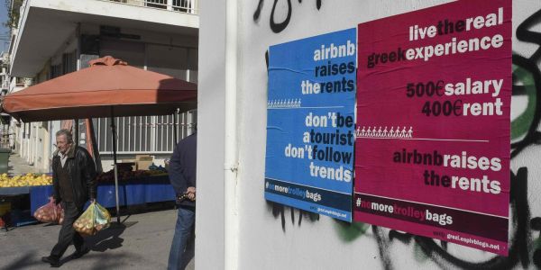 Athènes se « airbnbise », les habitants se révoltent