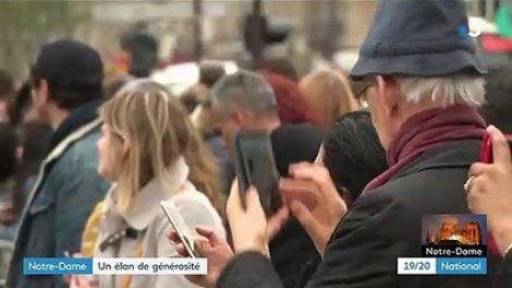 Incendie de Notre-Dame : un élan de générosité