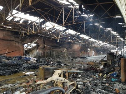 Feu à la gare du Nord: l'étendue des dégâts en images