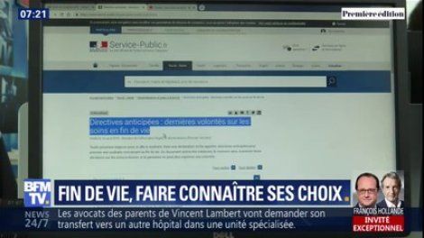Fin de vie: comment faire connaître ses choix ?