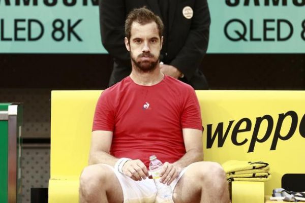 Tennis - Lyon - Richard Gasquet forfait pour le deuxième tour à Lyon