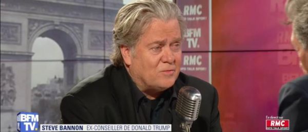 Selon le CSA, les déclarations de Steve Bannon doivent être décomptées dans le temps de parole de la liste du Rassemblement National de Marine Le Pen