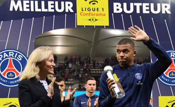 Mbappé meilleur buteur de Ligue 1 en 2018-19 avec 33 buts