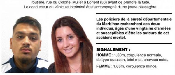 EN DIRECT - Lorient - La passagère arrêtée affirme avoir dormi dans les bois depuis 3 jours mais les enquêteurs n'y croient pas - Le chauffard toujours en fuite