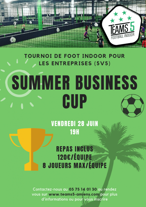 FUTSAL : Un tournoi prévu spécialement pour les entreprises au complexe Teams5 Amiens