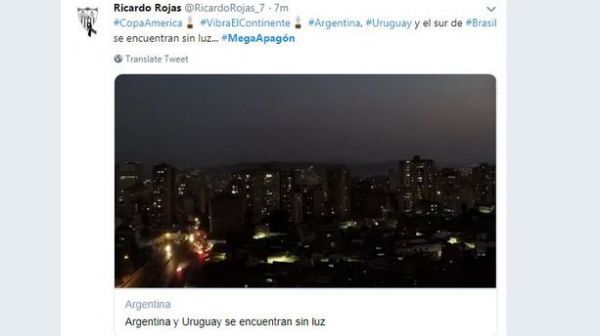 Pannes massives d'électricité en Argentine et en Uruguay
