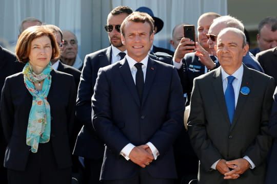 Macron inaugure le 53e salon aéronautique du Bourget