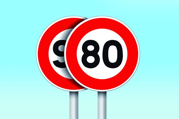Le retour des 90 km/h, un casse-tête pour les départements