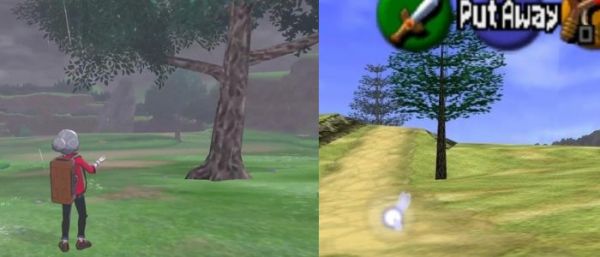 Pokémon Epée & Bouclier : les fans comparent les graphismes du jeu à ceux de... Zelda : Ocarina of Time sur N64
