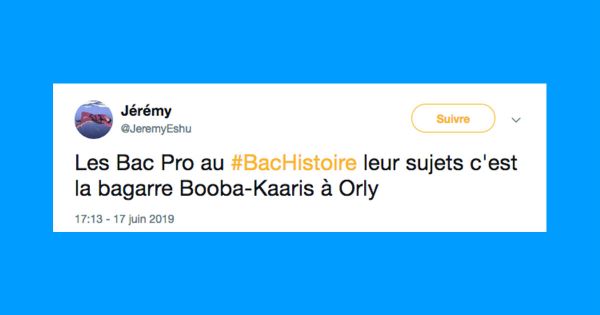 [Zone 42] #Bac2019 : les meilleurs tweets pour l'épreuve d'histoire et géographie