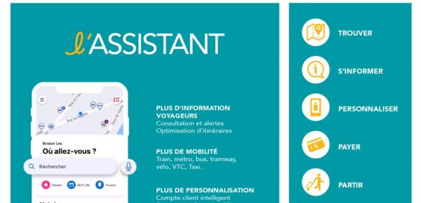 L'application SNCF devient l'Assistant SNCF et s'ouvre à de nouveaux moyens de transport