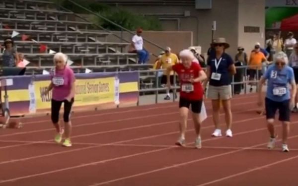 Vidéo. Julia "Hurricane" Hawkins, la femme de 103 ans la plus rapide du monde