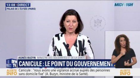 Agnès Buzyn sur la canicule: "dans les Ehpad, les consignes sont maintenant bien connues des personnels"