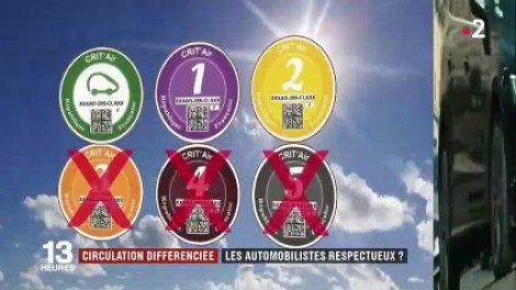 Canicule : la circulation différenciée mise en place pour réduire la pollution