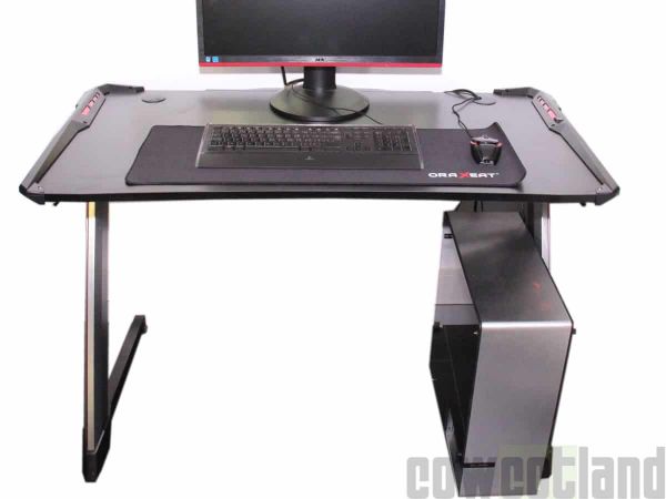 Test du bureau gaming Oraxeat GT120 Aluminium