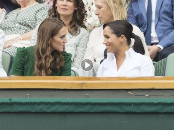 Photos-Meghan Markle et Kate Middleton très complices à Wimbledon