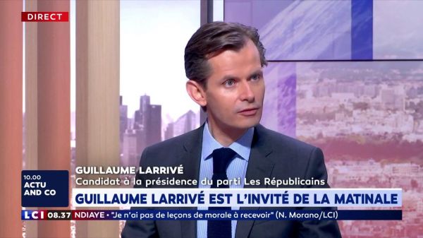L'invité politique du mardi 23 juillet 2019 : Guillaume Larrivé