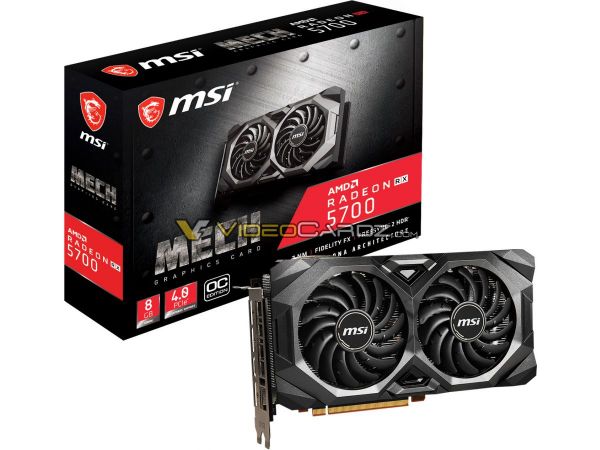 La carte graphique RX 5700 Mech OC de MSI se montre