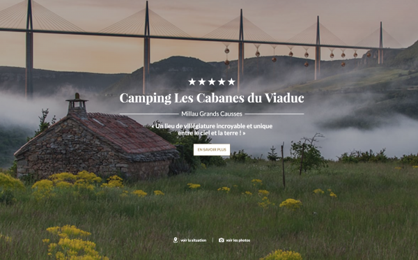 Cabanes suspendues sous le viaduc de Millau : la fausse annonce qui a piégé des touristes