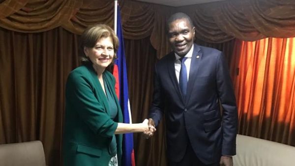 Joseph Lambert a reçu la visite de la cheffe de la Minujusth