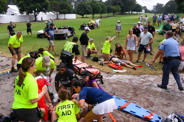 Six blessés pendant un orage lors du Championnat de la PGA