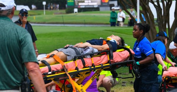 Un éclair fait six blessés au Championnat du circuit de la PGA
